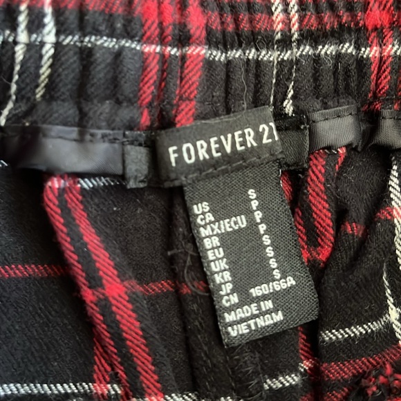 high waisted forever 21 plaid pants - Picture 5 of 5